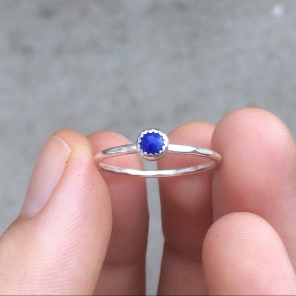 coastal soul Jewelry - LAPIS LAZULI STACKING RING 💧